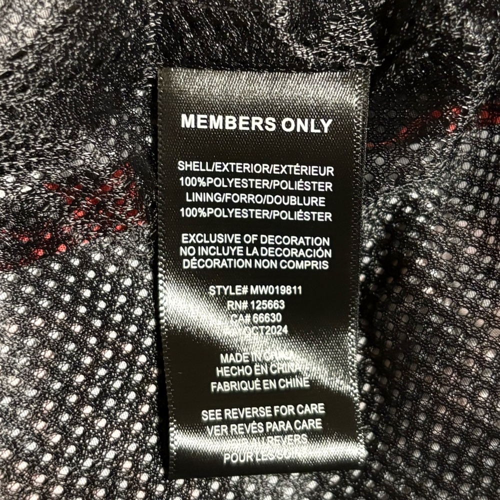 Members Only Jean-Michel Basquiat Racing Windbreaker Jacket - Picture 10 of 12